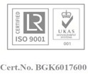 Lloyd's Register ISO 9001 certified — UKAS Management Systems — Cert. No. BGK6017600